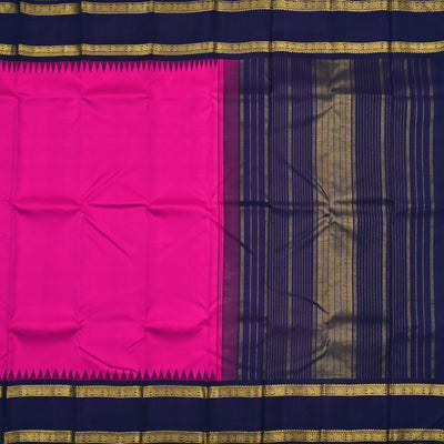 Pink Kanchipuram Silk Saree