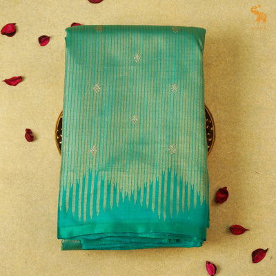 Rexona Kanchi Silk Saree with Stripes and Zari Butta Design