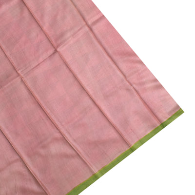 Chutney Green Tussar Silk Saree with Triangle Print Design