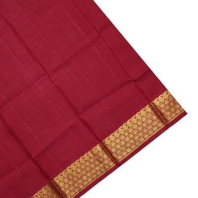 Light Blue Printed Kanchi Silk Saree with Floral Design