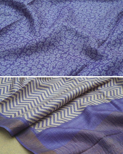 Violet Unstitched Tussar Salwar Set