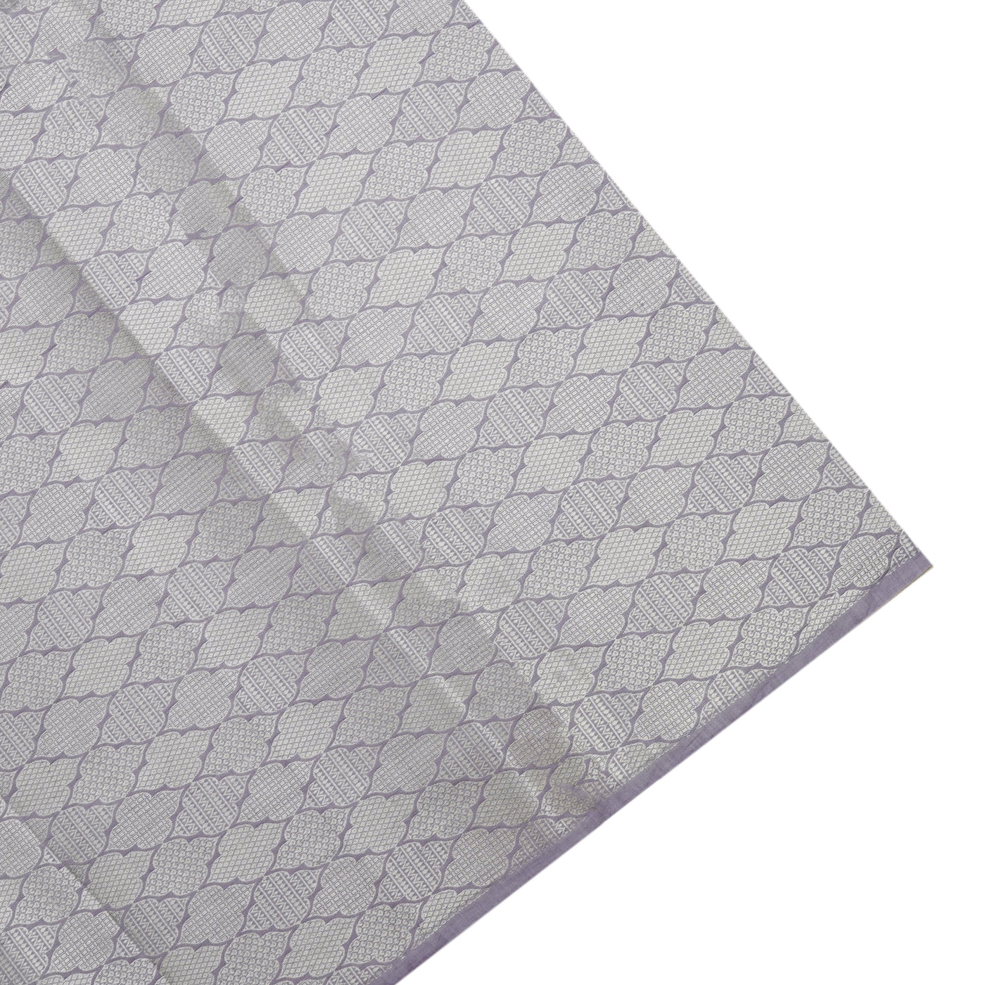 Lavender Crush Tissue Saree with Floral Embroidery Border