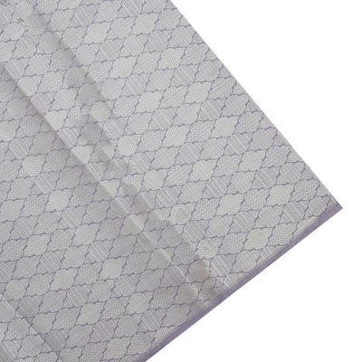 Lavender Crush Tissue Saree with Floral Embroidery Border