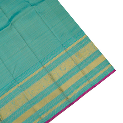 Violet Kanchipuram Silk Saree with Round Butta Design