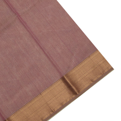 Onion Pink Sico Saree with Zari Butta Design