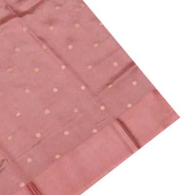 96 Pink Banarasi Silk Saree with Zari Butta Design
