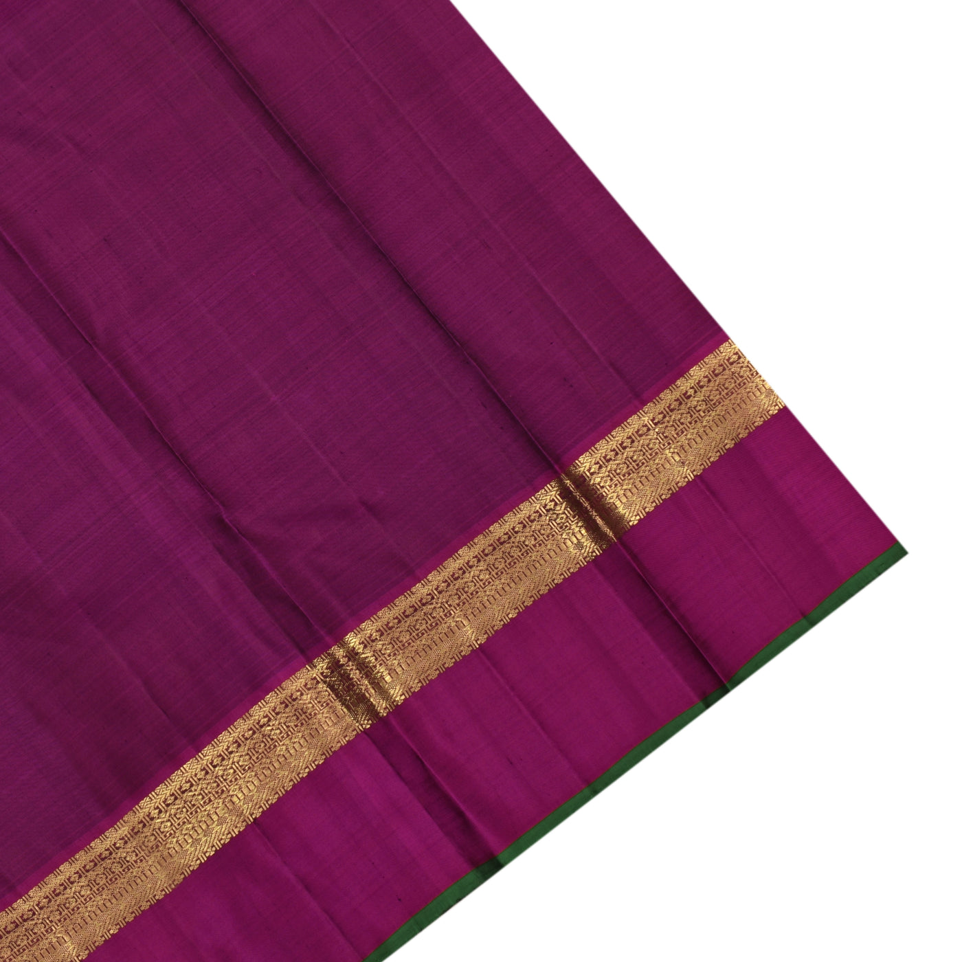 Navy Blue Kanchipuram Silk Saree with Round Zari Butta Design