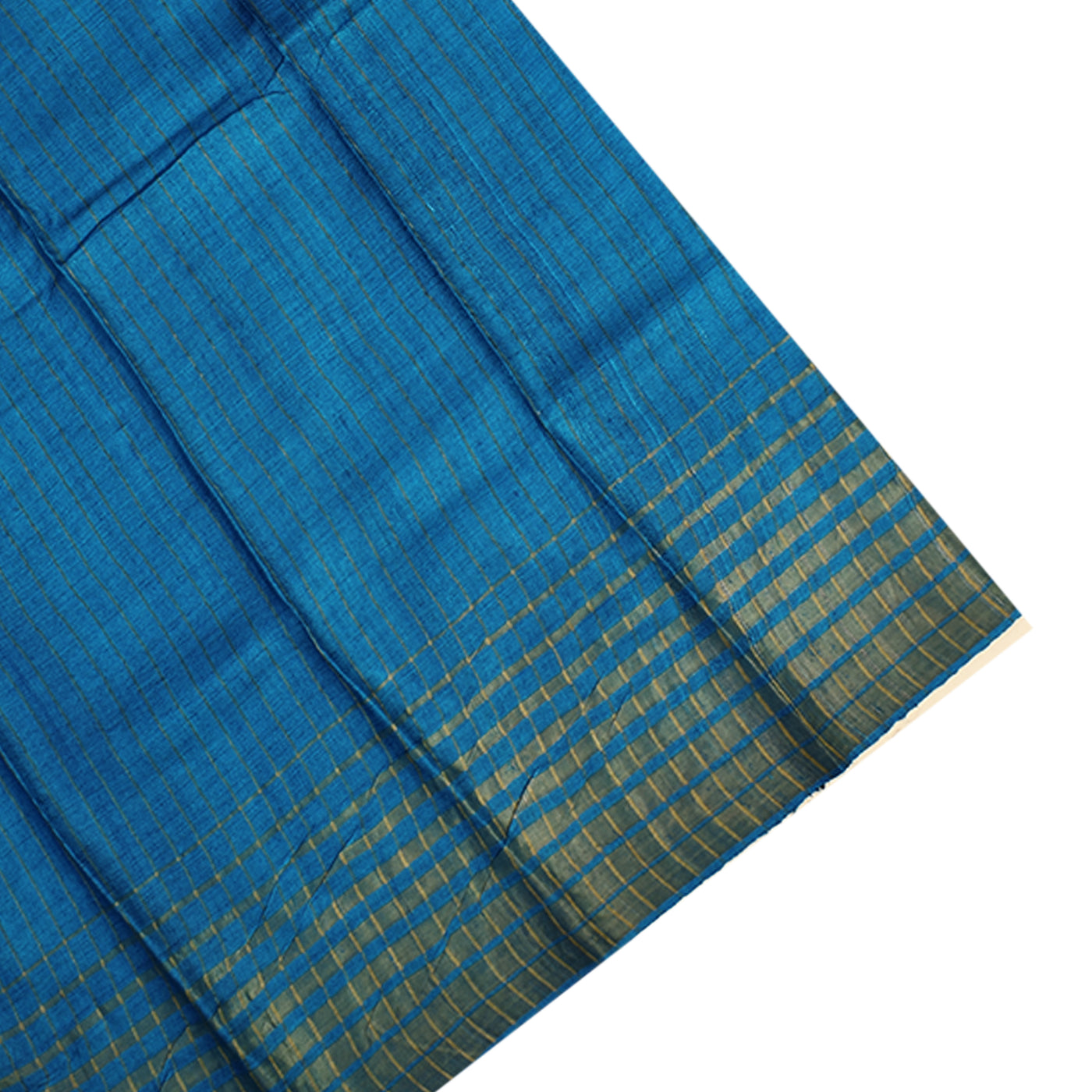 Black Tussar Silk Saree with Small Mango Butta Design