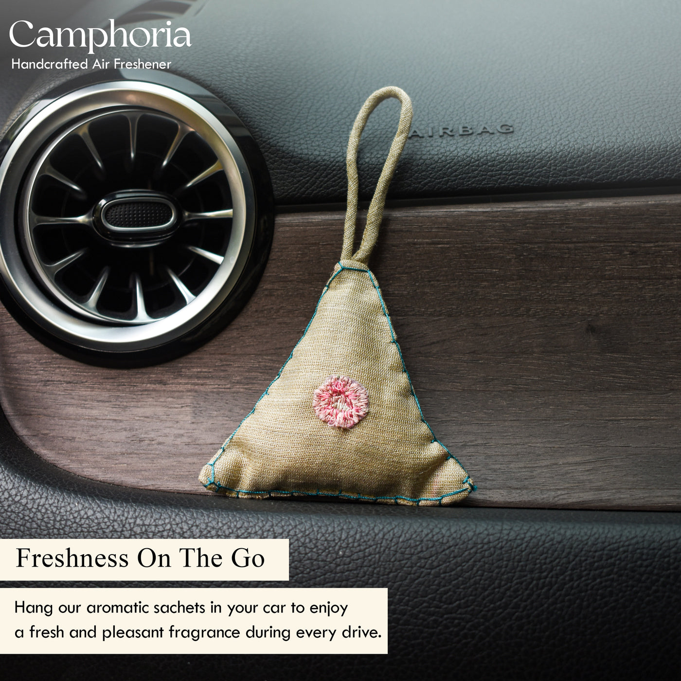 CAMPHORIA - Handcrafted Air Freshener (Pack of 3)