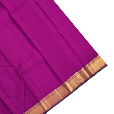 Purple Kanchipuram Silk Saree with Small Diamond Butta Design