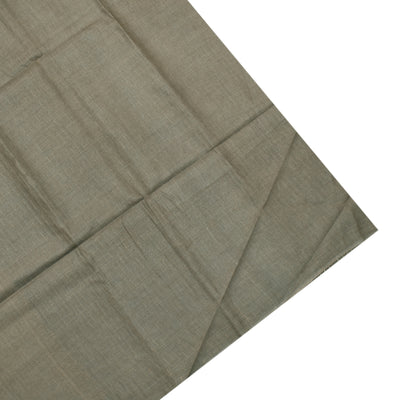 Grey Tussar Silk Saree