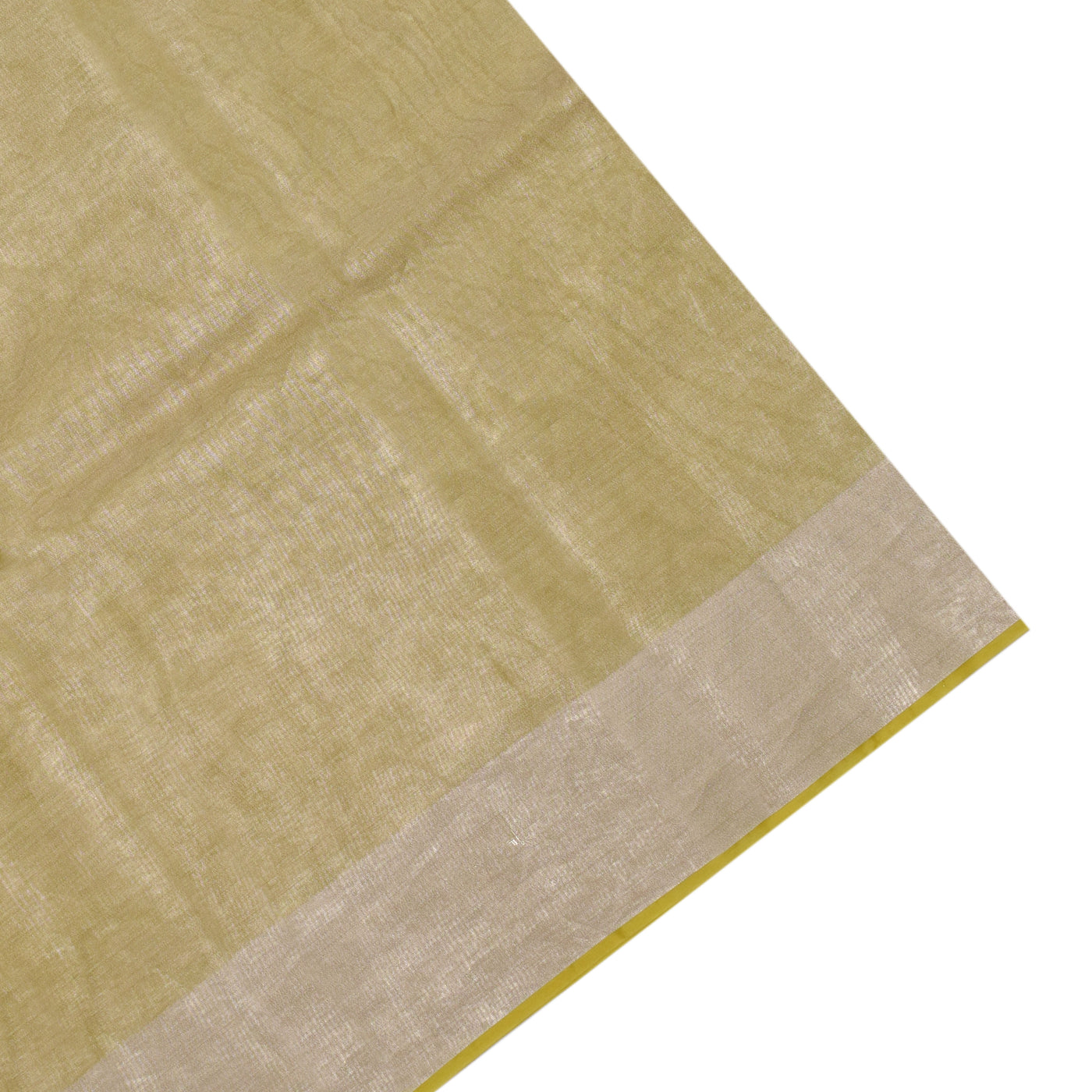 Yellow Banarasi Tissue Saree