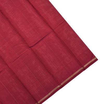 Off White Madhubani Kanchi Silk Saree with Red Pallu and Blouse