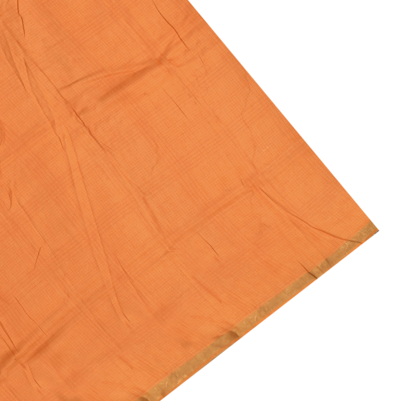 Brown Chanderi Silk Saree with Nandhi Design
