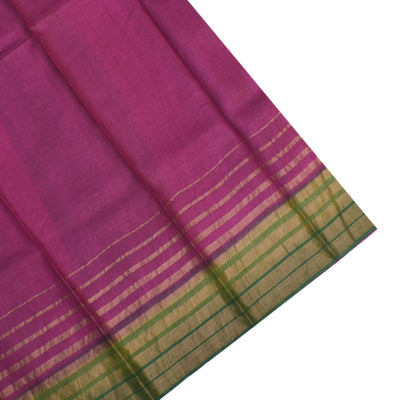 Off White Tussar Silk Saree with Floral Design