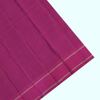 Violet Kanchi Classic Saree with Zari Butta Design