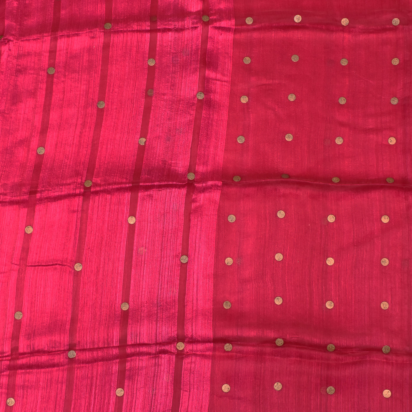 Pink Bailu Coin Saree