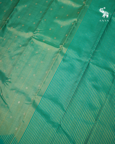Rexona Kanchi Silk Saree with Stripes and Zari Butta Design