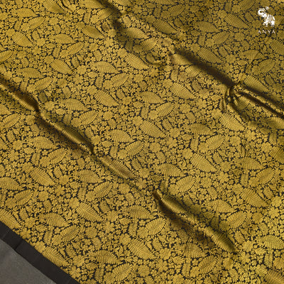 Black Kanchi Silk Fabric