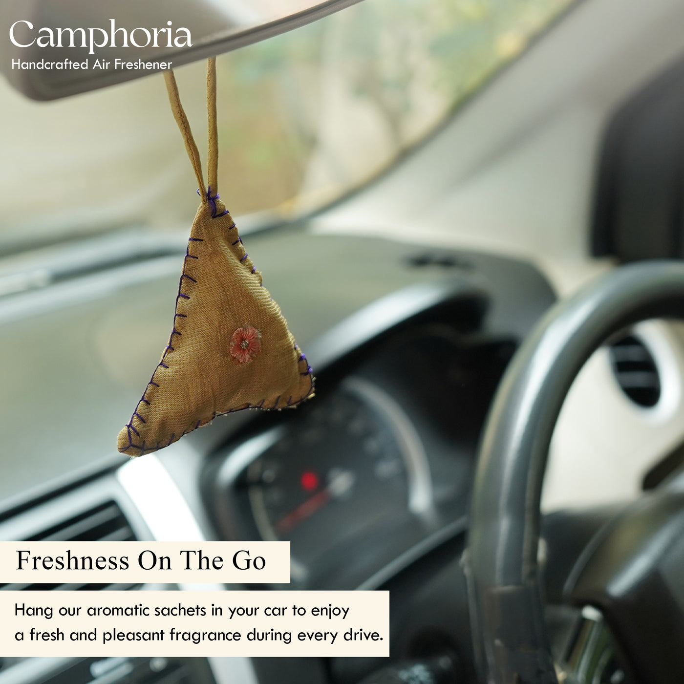 CAMPHORIA - Handcrafted Air Freshener (Pack of 3)