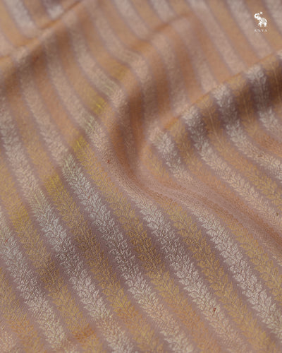 Onion Pink Kanchi Silk Saree with Kodi Creeper Design
