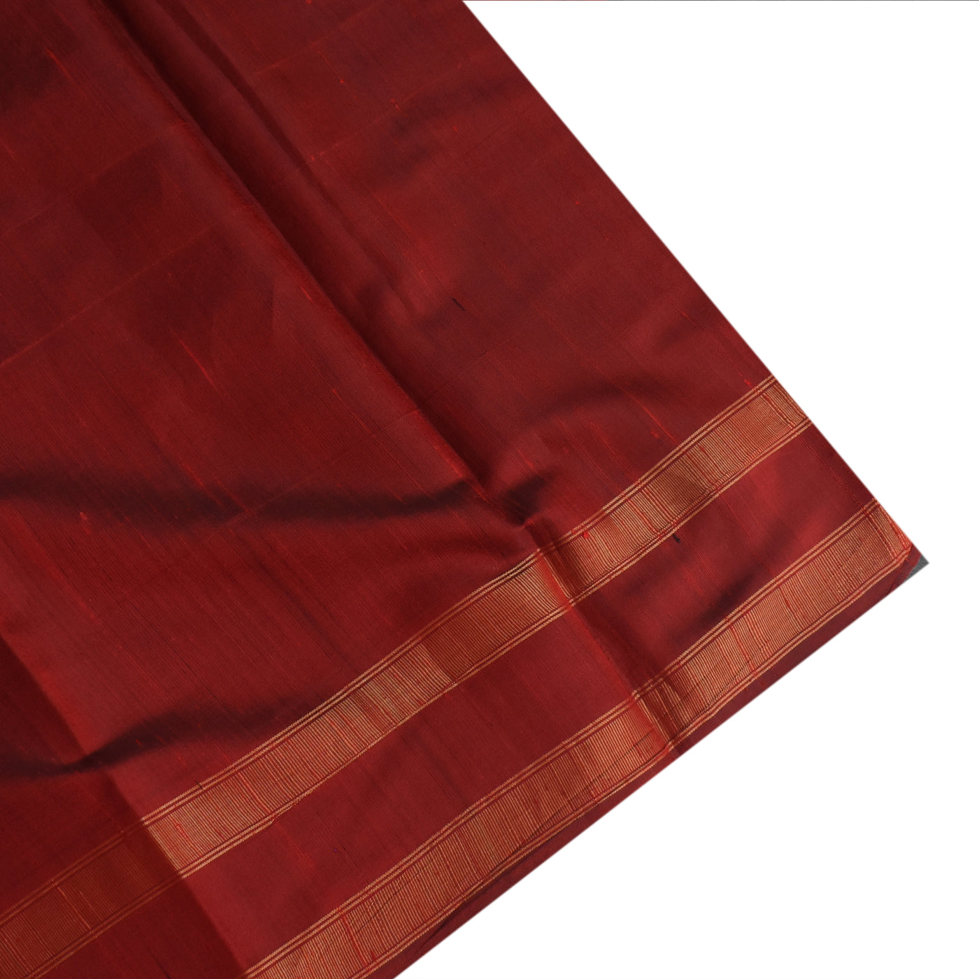 Black Raw Silk Saree with Zari Stripes Design