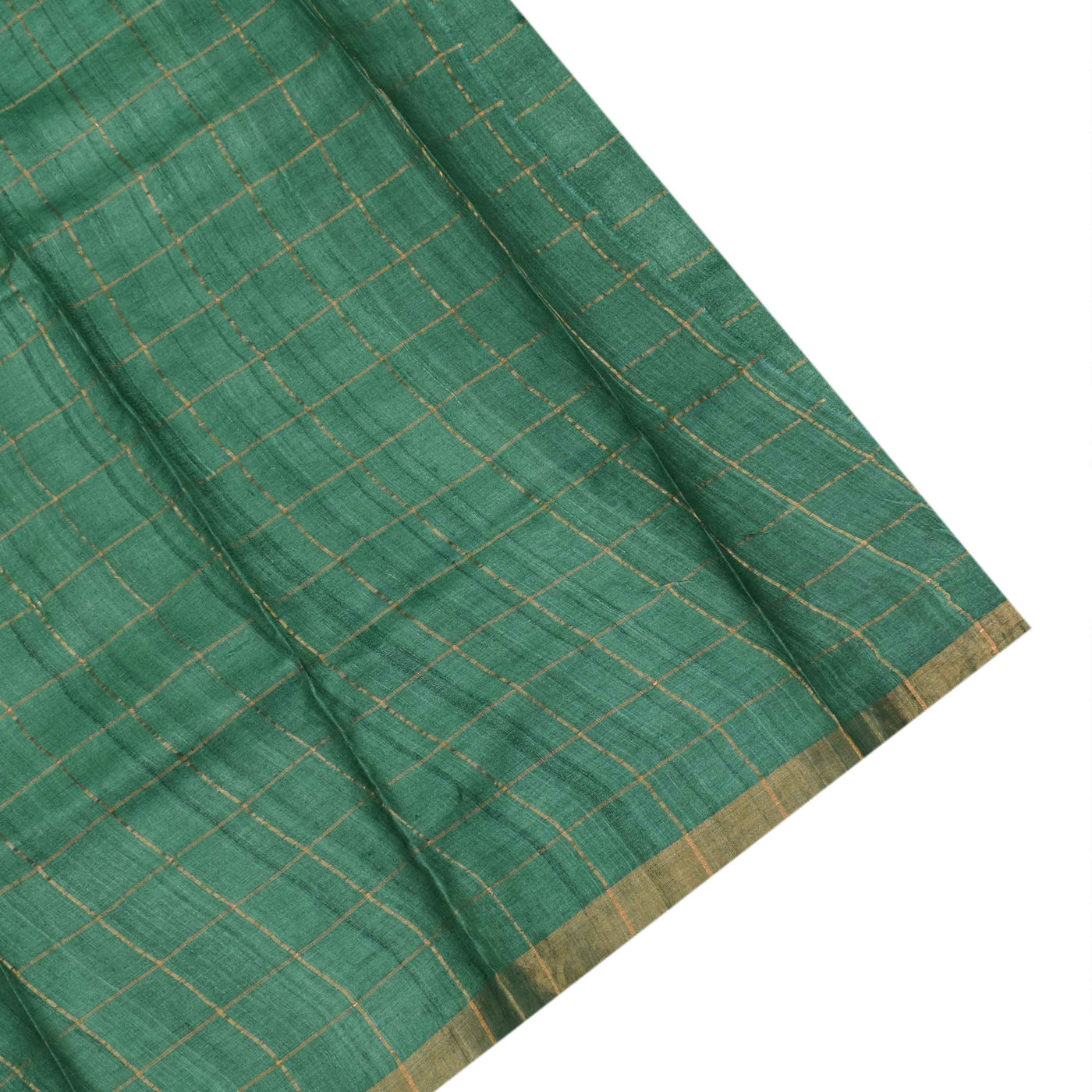 Onion Pink Tussar Silk Saree with Floral Print and Zari Kattam Design