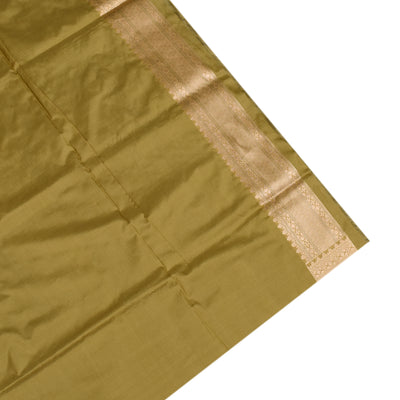 Pastel Green Banarasi Silk Saree with Triangle Butta Design