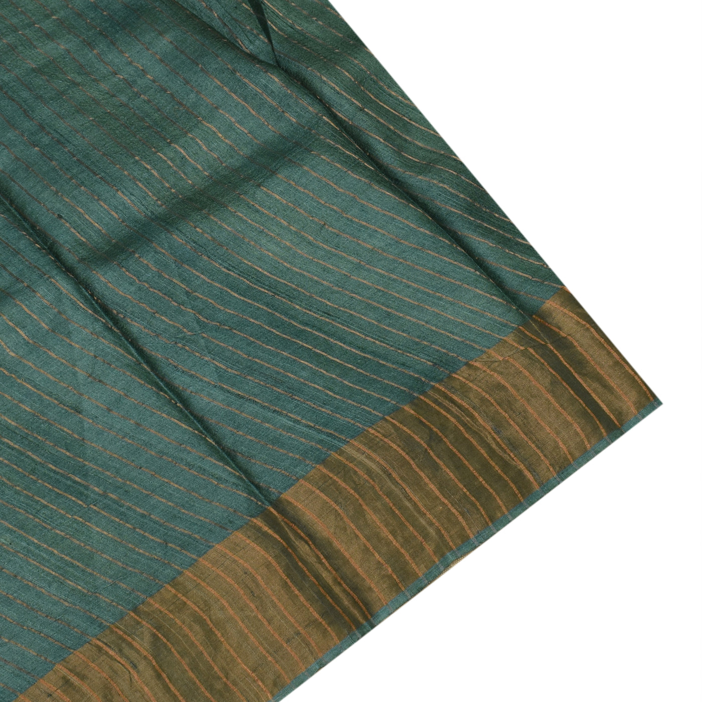 Off White Tussar Silk Saree with Floral Print Design