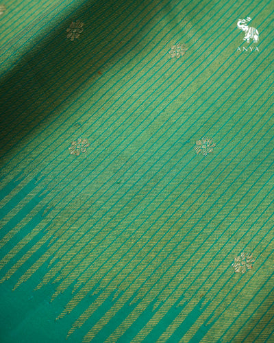 Rexona Kanchi Silk Saree with Stripes and Zari Butta Design