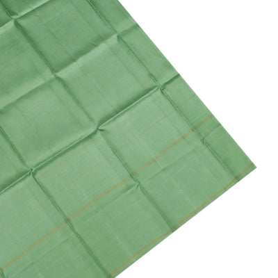 Off White Eco Print Kanchi Silk Saree