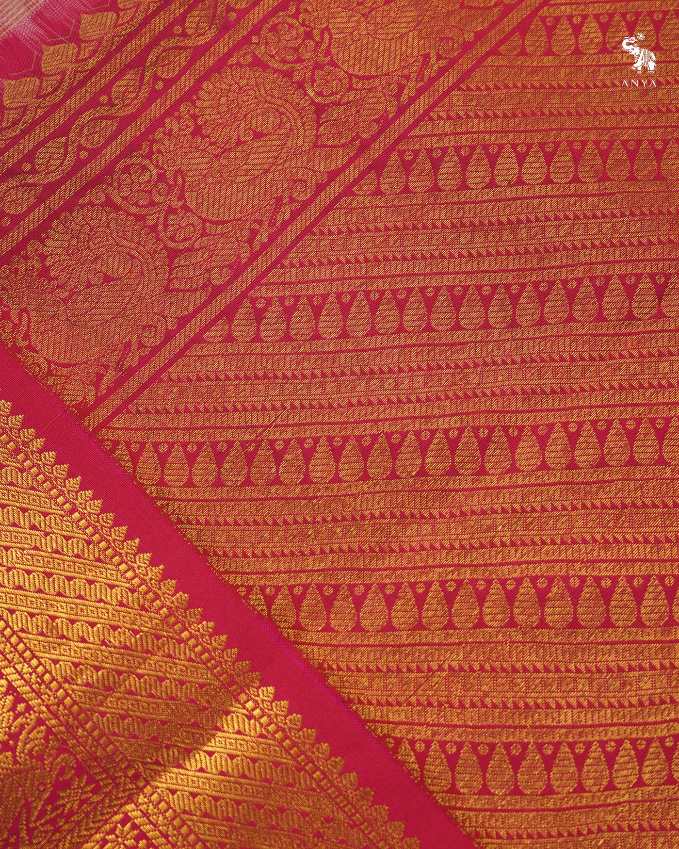 Green Kanchi Bandhani Silk Saree