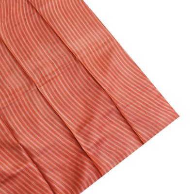 Parrot Green Tussar Silk Saree with Floral Printed Design