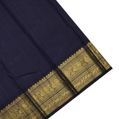 Off White Kanchi Silk Saree with Mango Butta Design