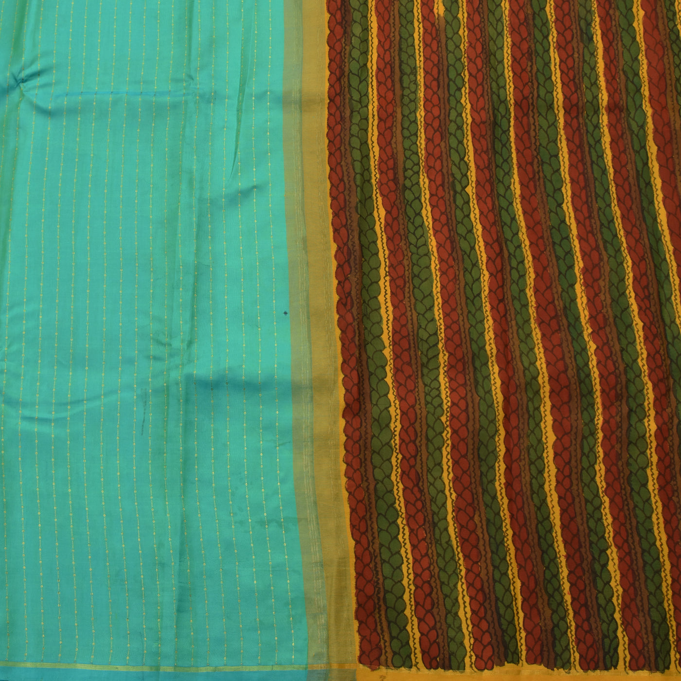 Rexona Pen Kalamkari Kanchi Silk Saree