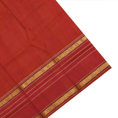Sandal Pen Kalamkari Kanchi Silk Saree with Creeper Design