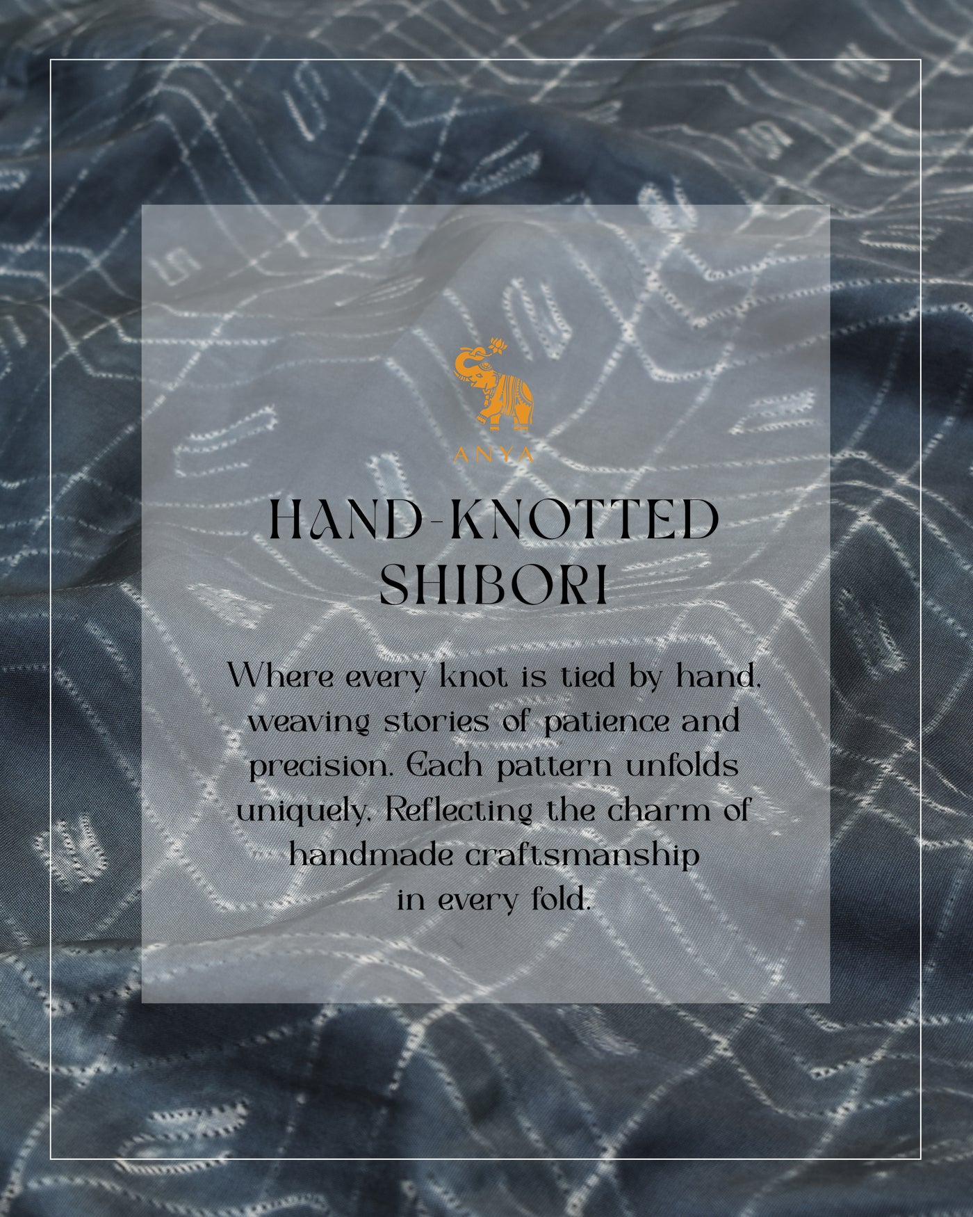 Dark Grey Hand Knotted Shibori Kanchi Silk Saree