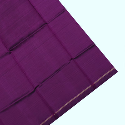 Off White Pen Kalamkari Kanchi Silk Saree