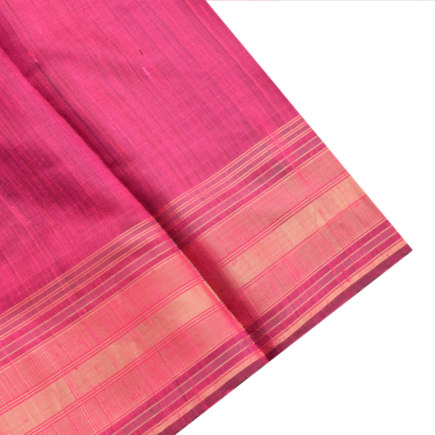 Bottle Green Raw Silk Saree with Dots Zari Butta Design