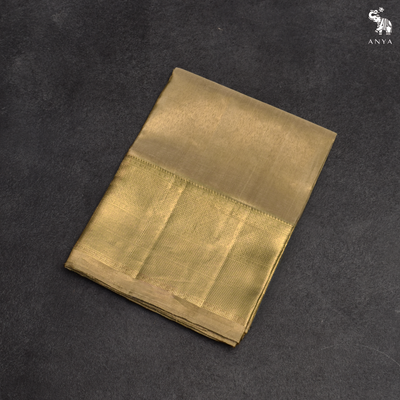 Gold Tissue Kanchi Silk Dhoti with Big Gold Getti Border