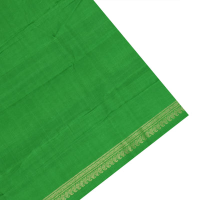 Onion Pink Zari Checks Tussar Silk Saree with Alli Green Kanchi Silk Pallu and Blouse