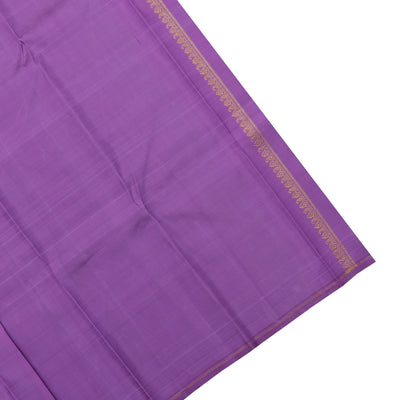 Purple Kanchipuram Silk Saree with Zari Butta Design
