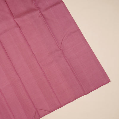 Grey Kanchipuram Silk Saree with Small Kattam Design