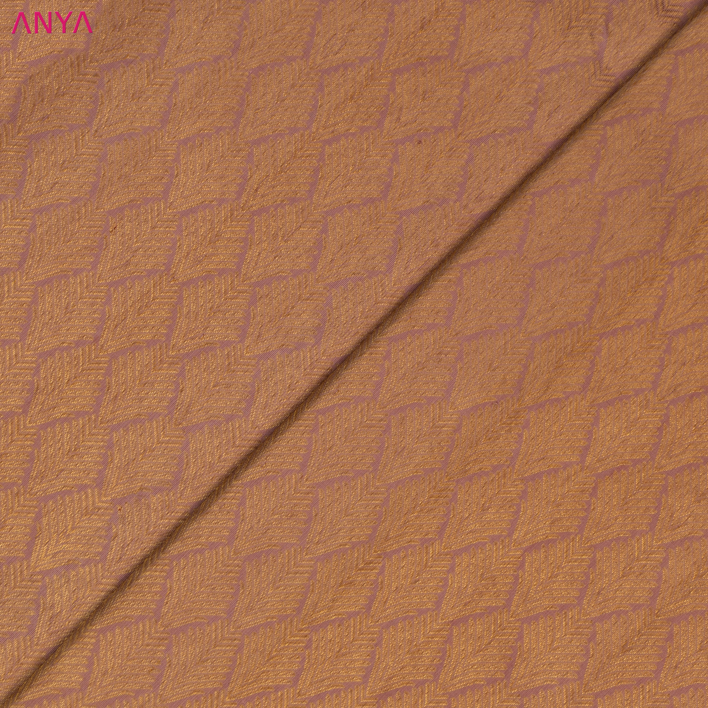 Onion Pink Kanchi Silk Fabric