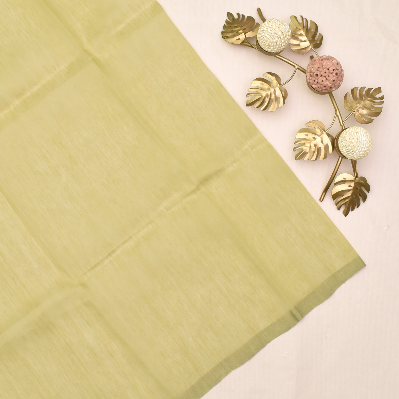 multi-green-linen-saree-with-blouse