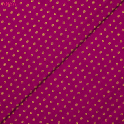 Rani Arakku Kanchi Silk Fabric with Kamalam Butta Design