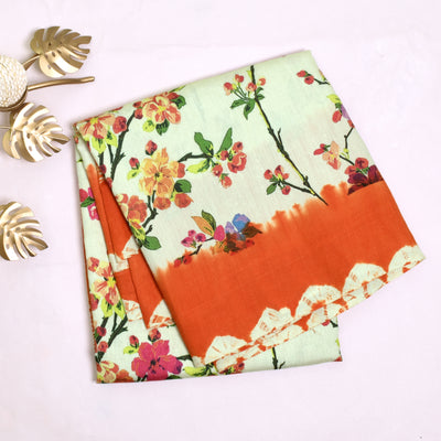 off-white-tussar-saree-with-printed-blouse