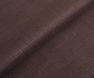 Brown Tussar Fabric with Self Checks (2058096377969)
