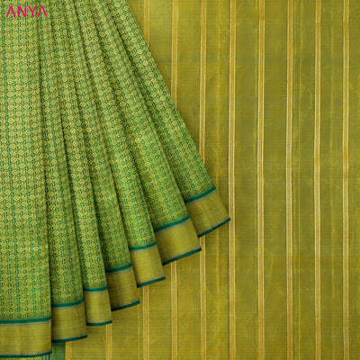 green-kanchi-silk-saree-2