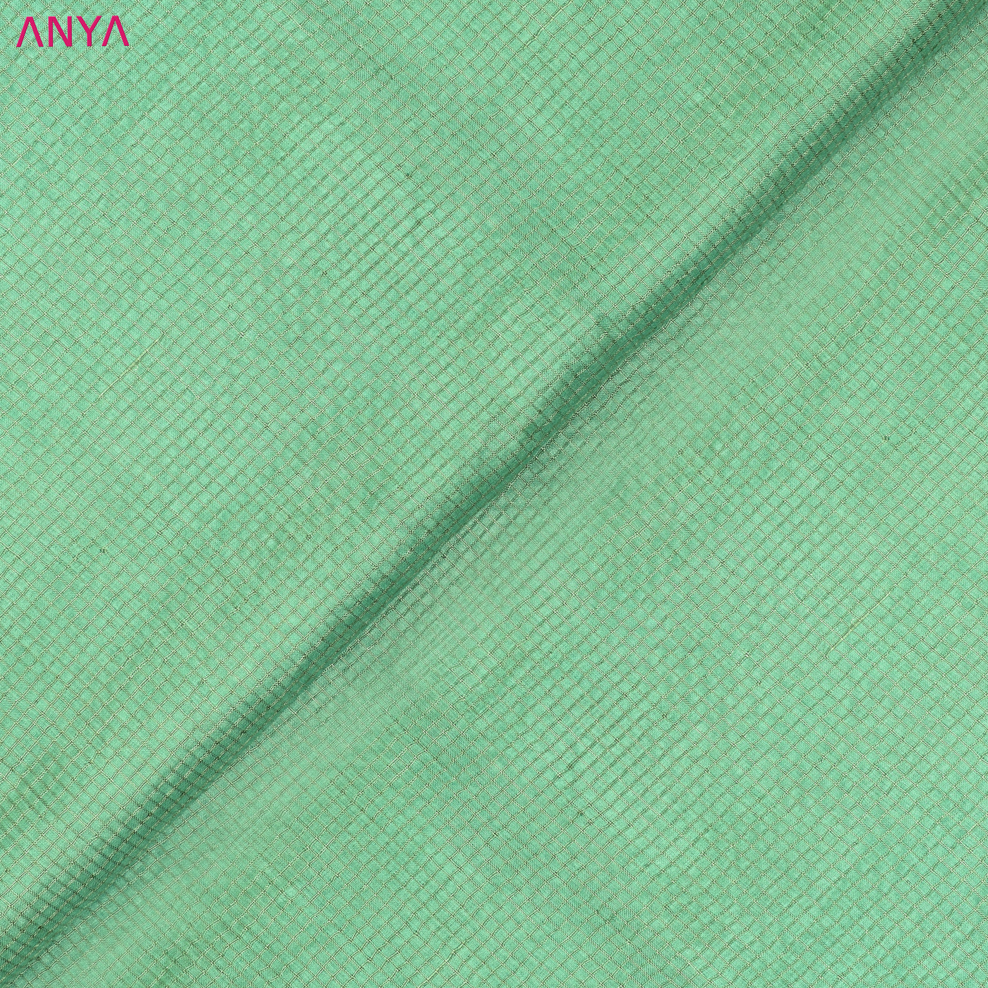 Green Tussar Silk Fabric